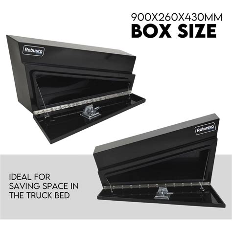 black steel under tray tool box|12x12 underbody tool box.